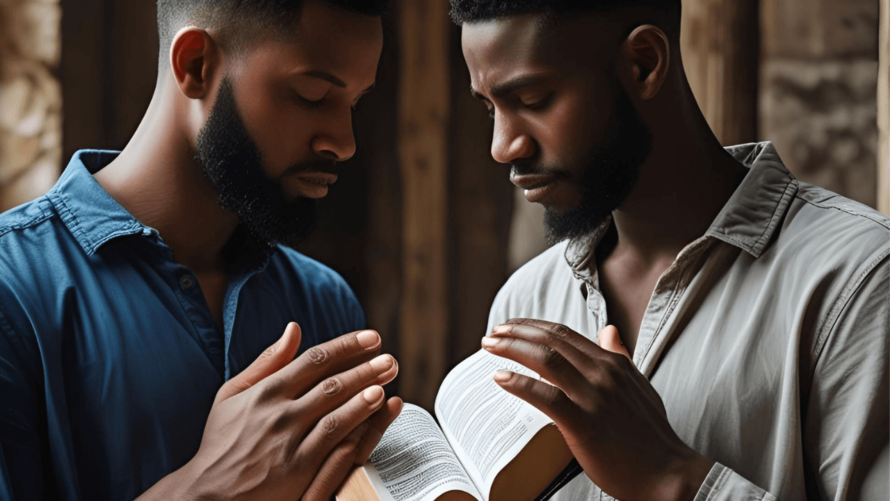Imagem de 2 pessoas orando juntas. Simbolizando o que fazer nos dias de hoje pra não deixar a luz espiritual se apagar 