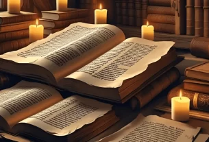 Biblia aberta. Simbolizando a curiosidade do numero 40 na Biblia