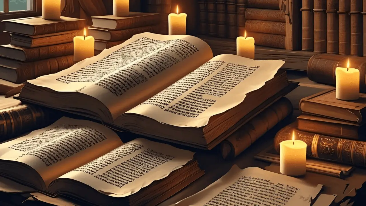 Biblia aberta. Simbolizando a curiosidade do numero 40 na Biblia