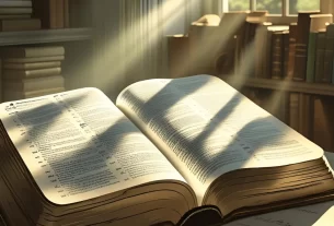 Bíblia aberta simbolizando as Curiosidades bíblicas