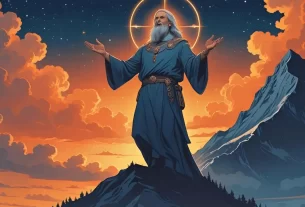 Imagem simbólica de Melquisedeque na Bíblia