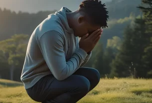 Uma pessoa preocupada. sobre estresse