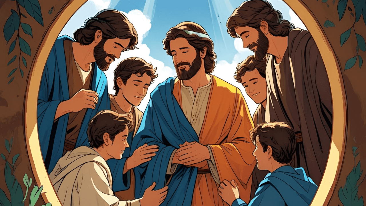 Imagem Simbolizando o reencontro de José e seus irmãos 