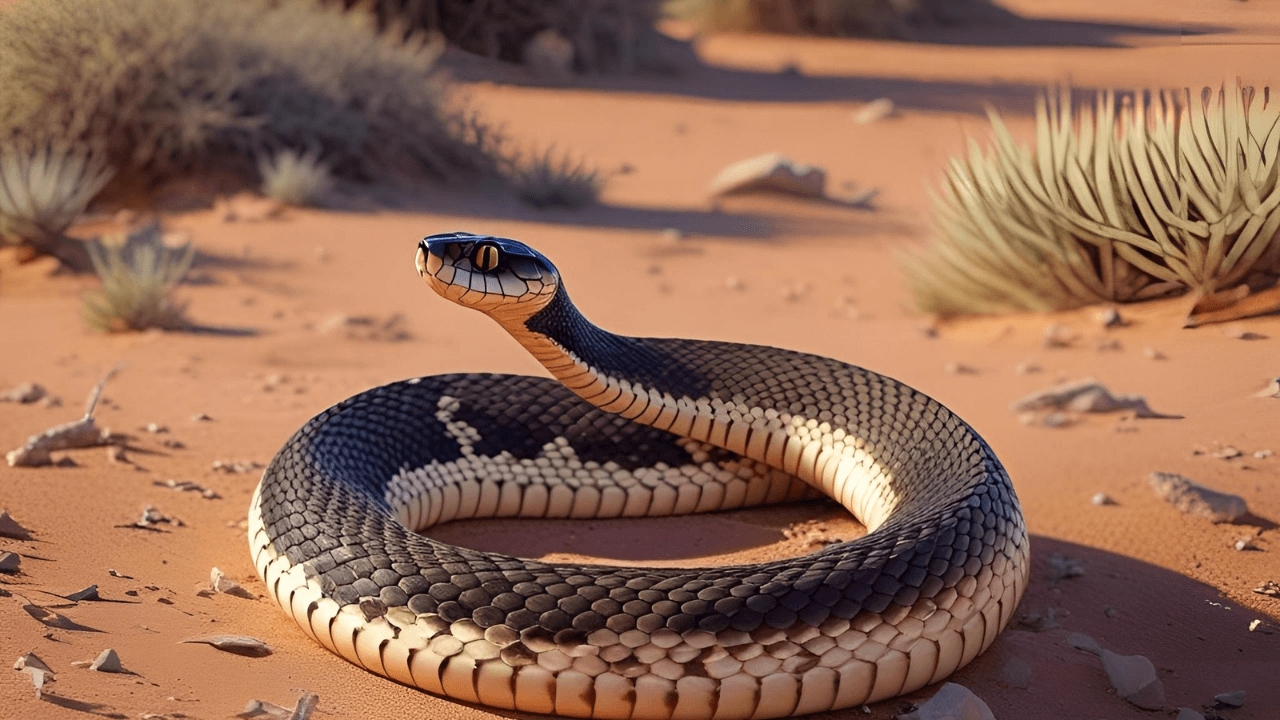 Imagem de uma serpente. Simbolizando tentação, juízo e cura 