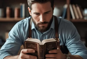 Uma imagem de um homem trabalhando. Simbolizando um cristão no trabalho