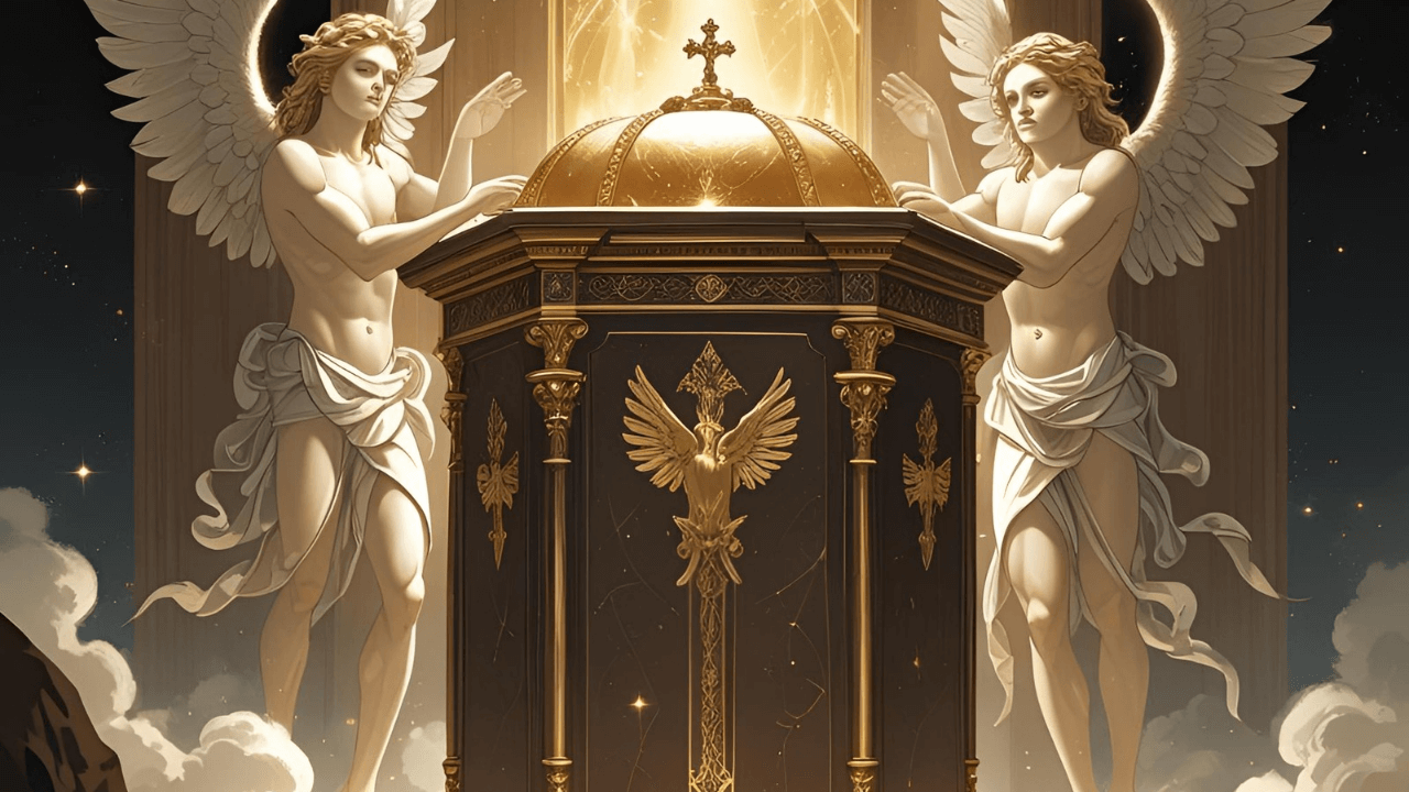 Imagem simbólica da arca da aliança 