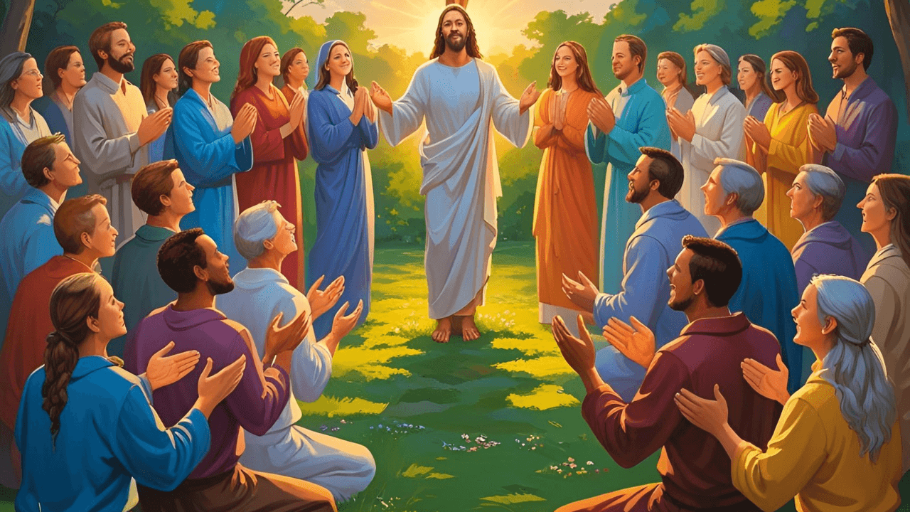 Imagem de um  grupo de cristão  vivendo o desafio do perdão entre os irmãos da igreja 