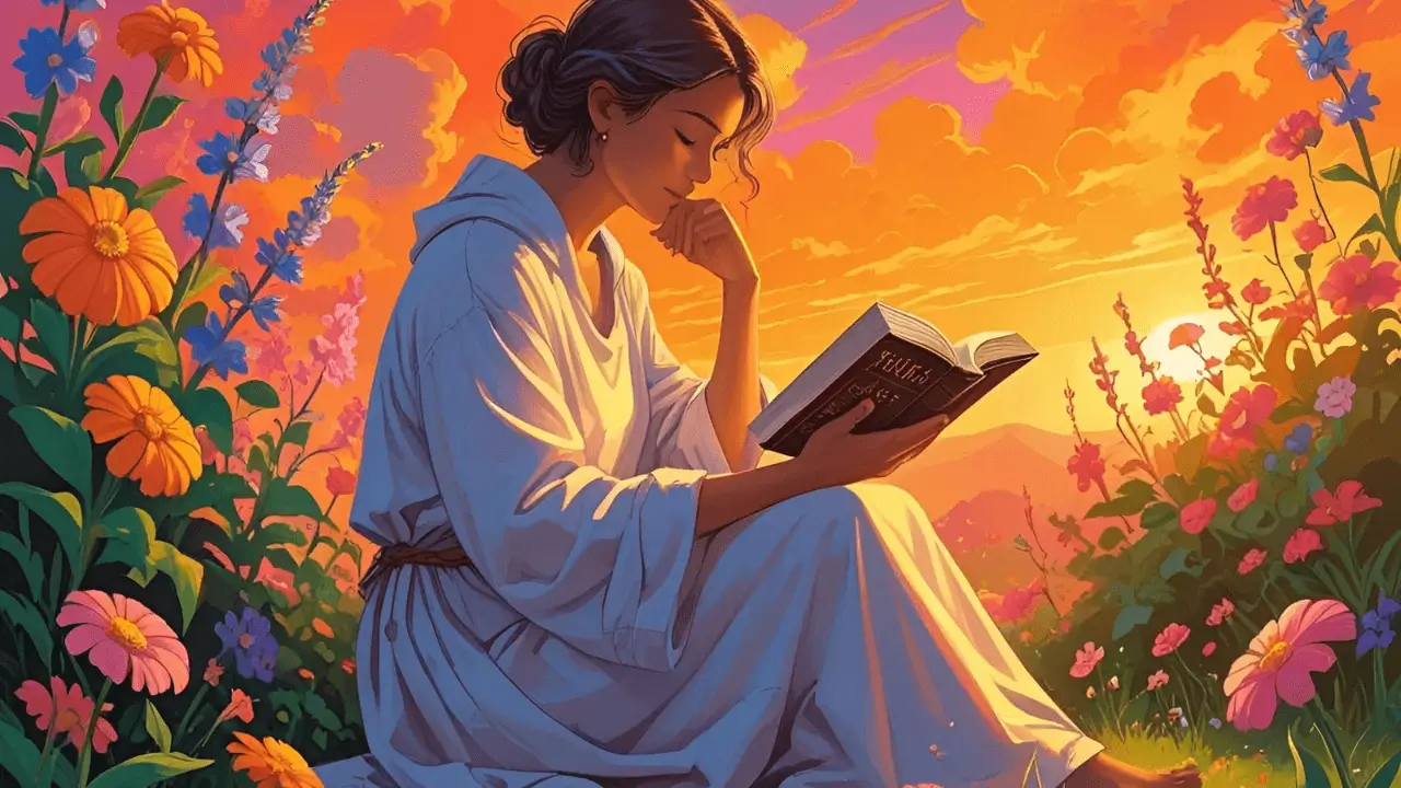 Cristão lendo a Bíblia de manhã, iniciando o dia com um devocional