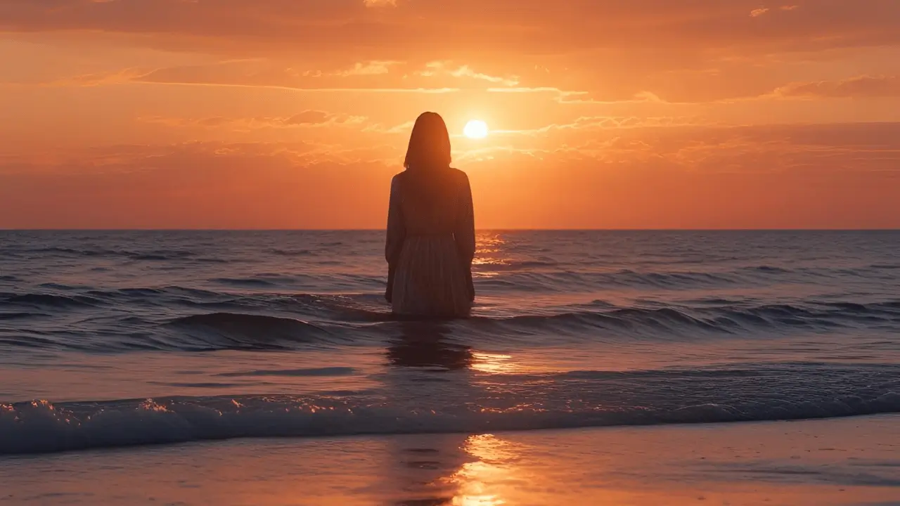 Imagem de uma pessoa vendo o nascer do sol. Simbolizando Esperança para recomeçar.