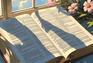 Bíblia aberta com luz natural, representando a Palavra de Deus que acalma e fortalece o coração. Imagem do Devocional de hoje.
