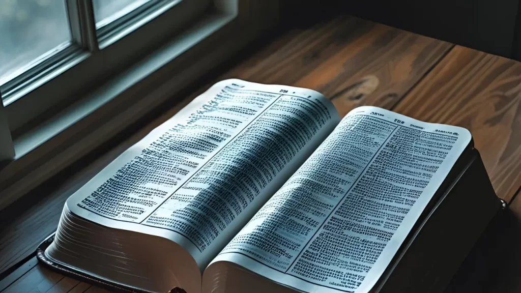 Bíblia aberta simbolizando o livro de Marcos na passagem de hoje.