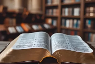 Bíblia aberta para o Devocional de Hoje.