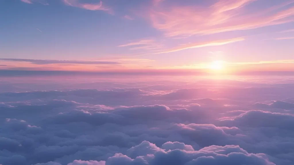 Céu ao amanhecer simbolizando esperança e confiança no plano de Deus, inspirado no Devocional de Hoje