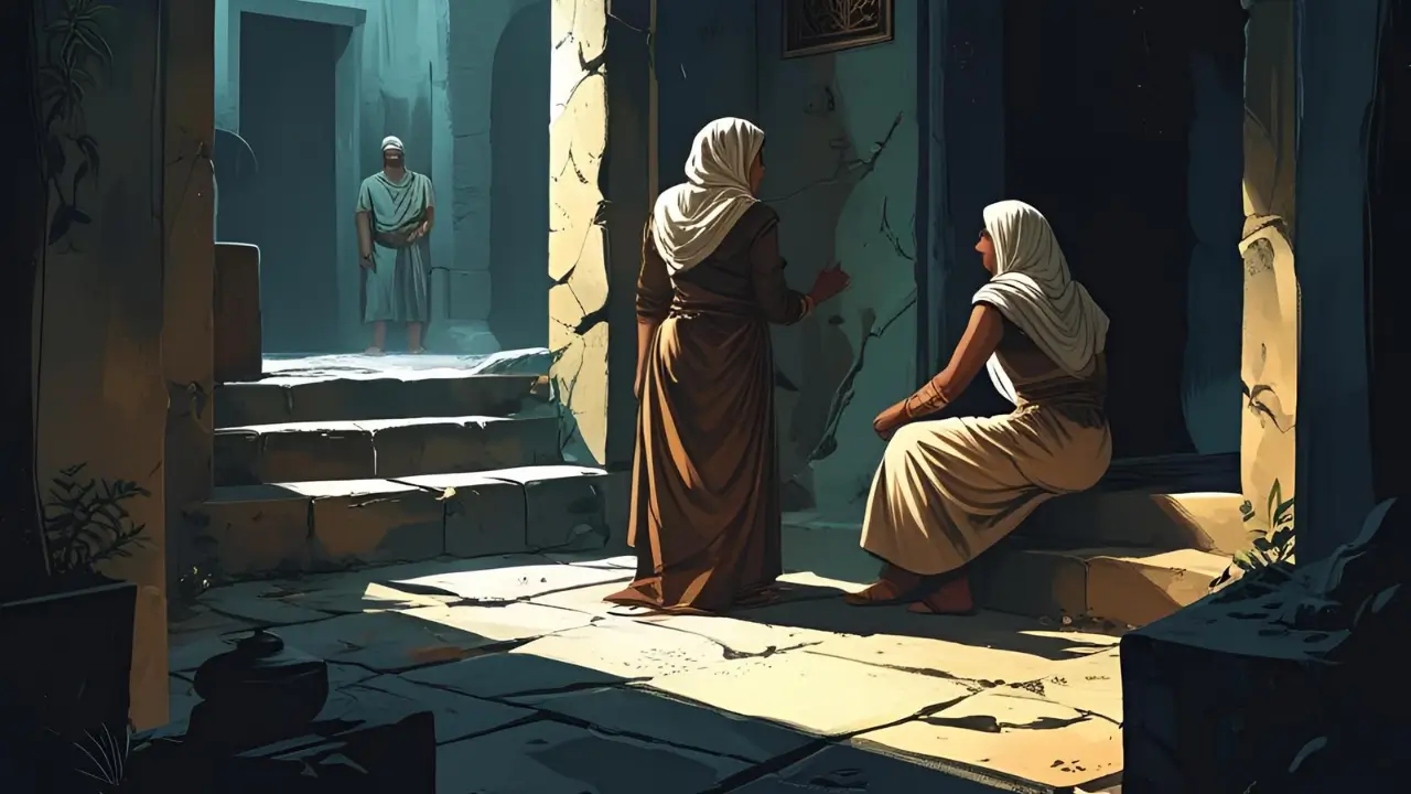 Raabe escondendo os espias de Israel em Jericó, demonstrando fé.