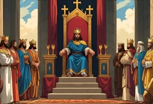 Reis da Bíblia representando liderança e fé cristã, introdução das curiosidades bíblicas sobre os reis mais poderosos da Bíblia.