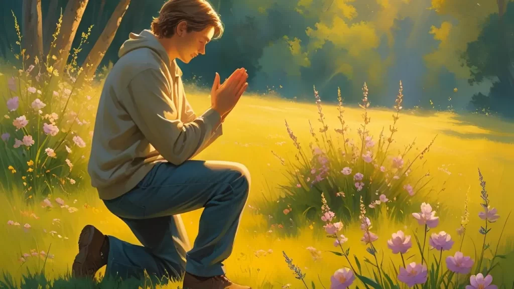 imagem de, esperança, renovo, alguém em posição de gratidão.