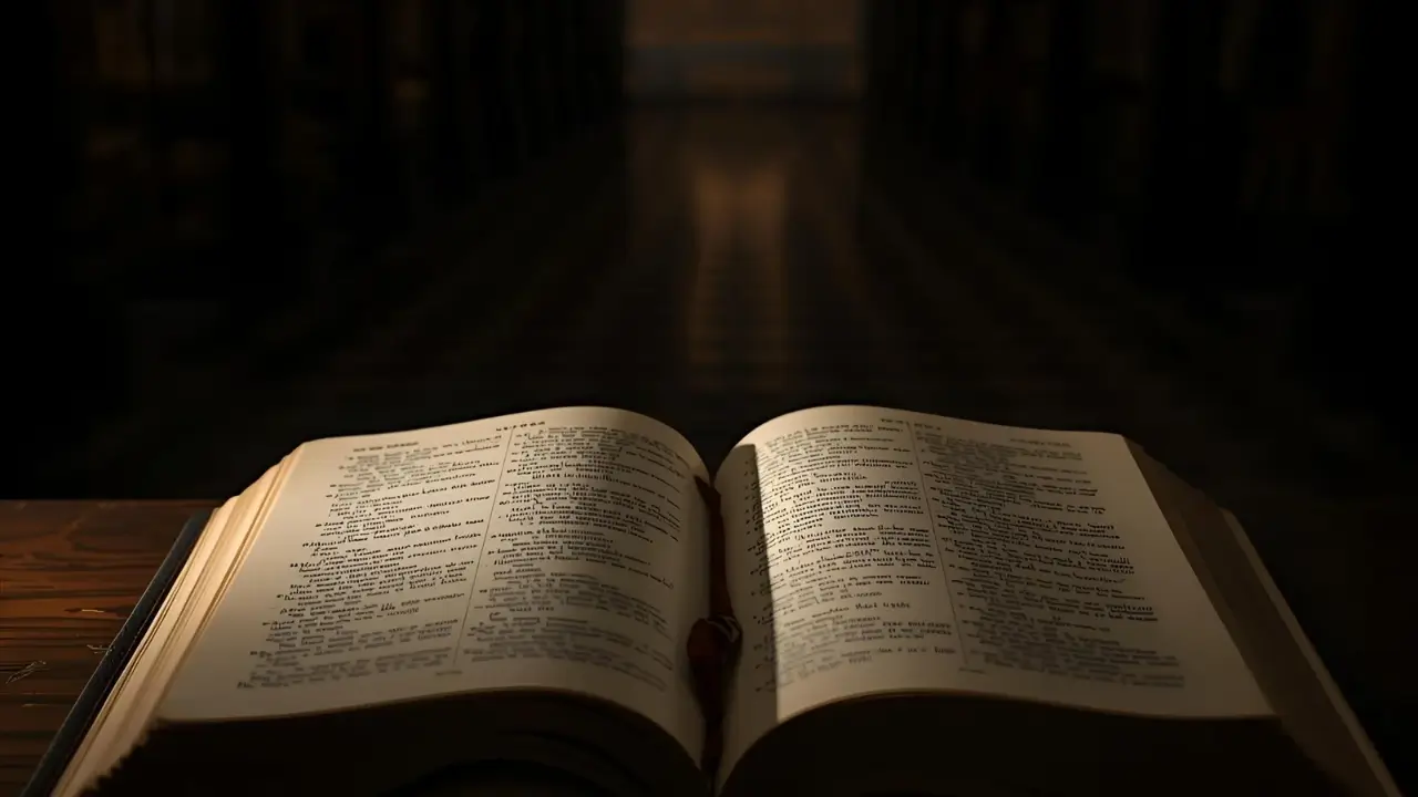 Bíblia aberta representando objetos perdidos da Bíblia.