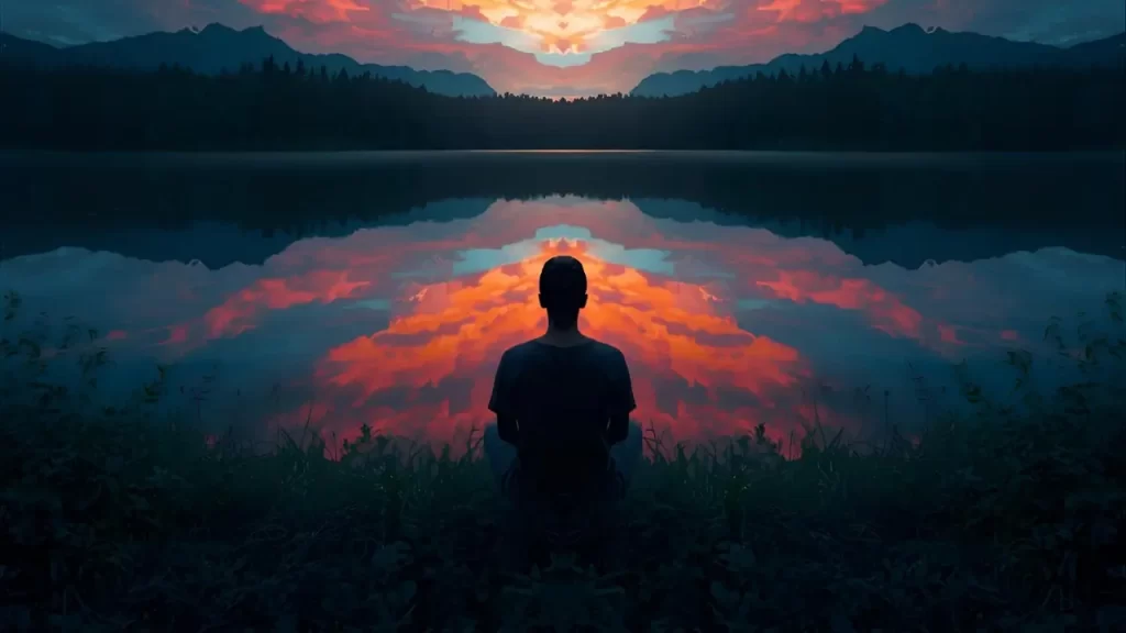 Reflexão e oração em momentos de solidão, encontrando Deus perto de nós.