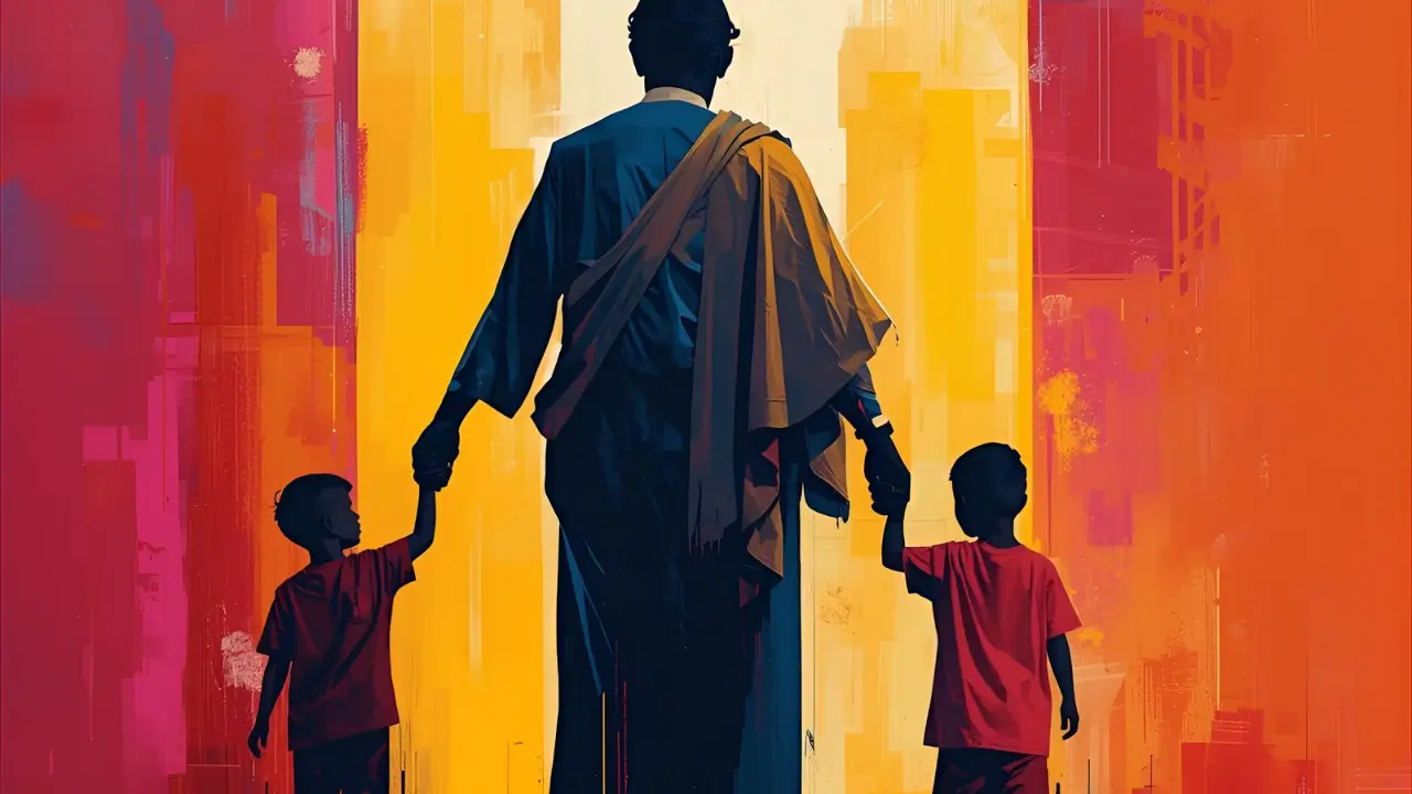 Pai e filhos na Parábola dos Dois Filhos, Mateus 21:28-32.