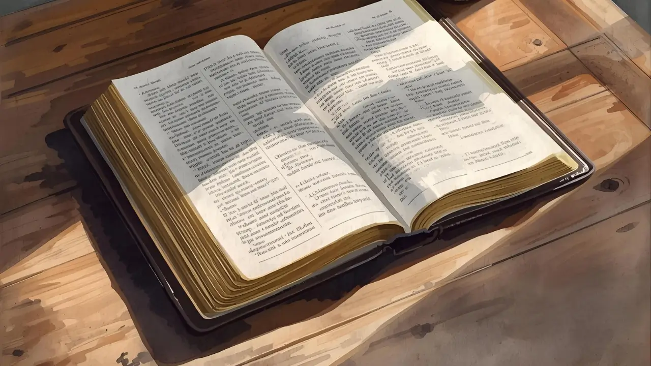 Bíblia aberta para iniciar um devocional diário.