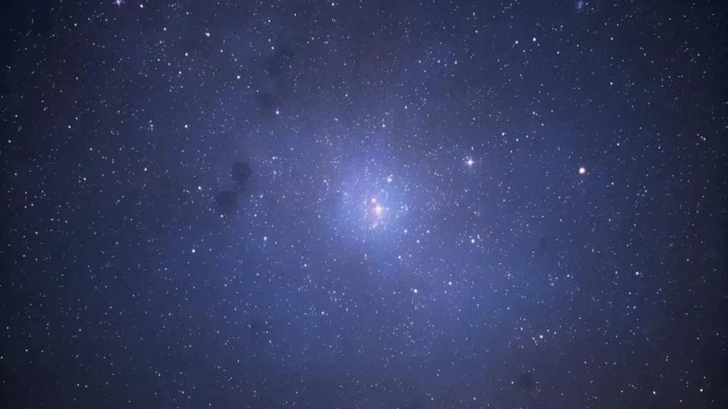 As estrelas do céu simbolizando a descendência de Abraão segundo a promessa de Deus.