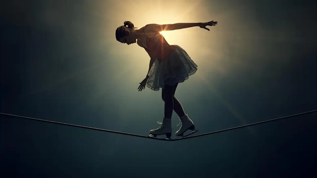 Ilustração de equilíbrio emocional. Símbolo de equilíbrio emocional e espiritualidade cristã, representando a saúde da alma.