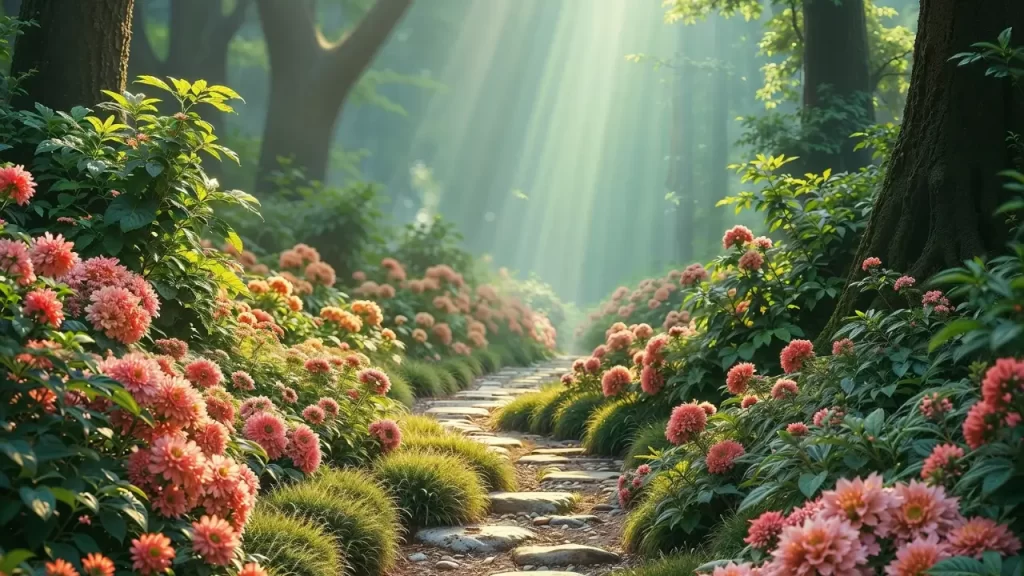 Caminho iluminado pelo sol. Fidelidade de Deus nas promessas bíblicas. 