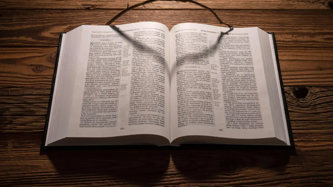 Bíblia aberta para iniciar um devocional diário.