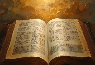 Bíblia aberta para iniciar um devocional diário.