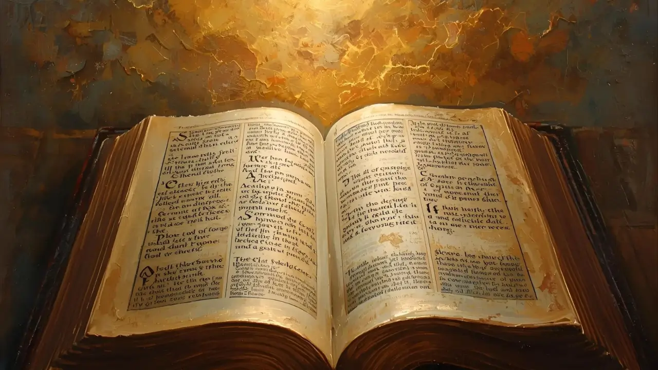 Bíblia aberta para iniciar um devocional diário.