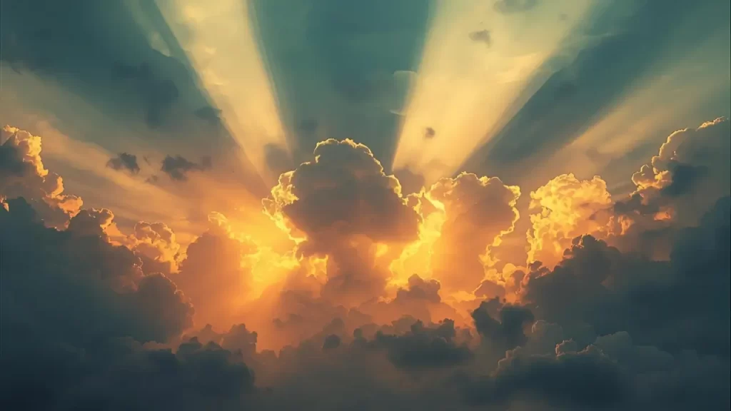 raios de sol. Simbolizando ser luz no mundo.