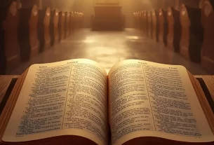 Bíblia aberta para iniciar um devocional.