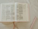 Bíblia aberta para iniciar um devocional.
