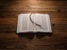 Bíblia aberta para iniciar um devocional diário.