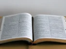 Bíblia aberta para iniciar um devocional diário.