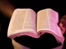 Bíblia aberta para iniciar um devocional diário.